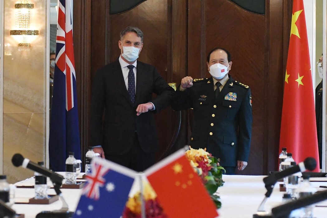 本月早些时候，澳大利亚国防部长理查德·马尔斯与中国国防部长魏凤和在新加坡会晤。这是两国自2020年初以来举行的首次部长级会晤。