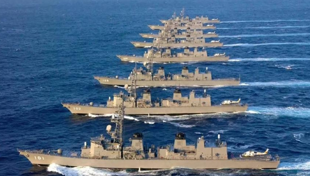 2002年，海上国内某军事杂志刊登的日本“八八舰队”图
