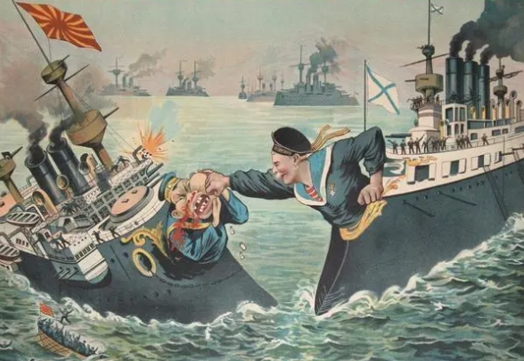 俄国宣传的日俄战争海报